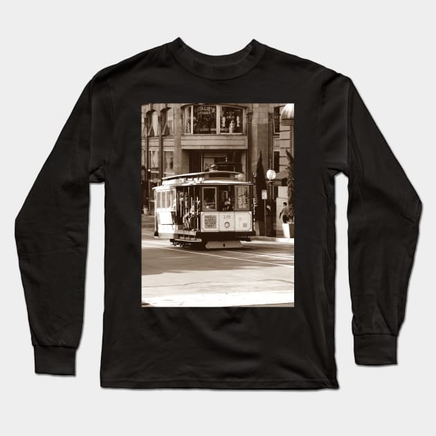 San Francisco Cable Car Long Sleeve T-Shirt by AH64D